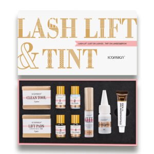 ICONSIGN Lash Lift & Brow Tint Kit – Salon-Quality Lashes & Brows at Home.