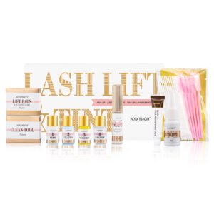 ICONSIGN Lash Lift & Brow Tint Kit – Salon-Quality Lashes & Brows at Home.
