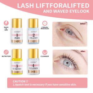 ICONSIGN Lash Lift & Brow Tint Kit – Salon-Quality Lashes & Brows at Home.