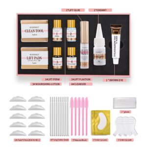 ICONSIGN Lash Lift & Brow Tint Kit – Salon-Quality Lashes & Brows at Home.