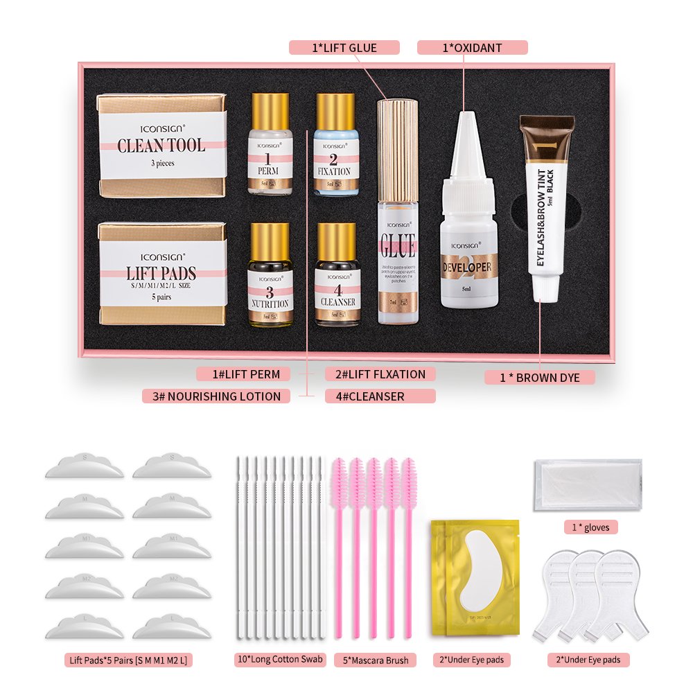 ICONSIGN Lash Lift & Brow Tint Kit – Salon-Quality Lashes & Brows at Home. - Image 5