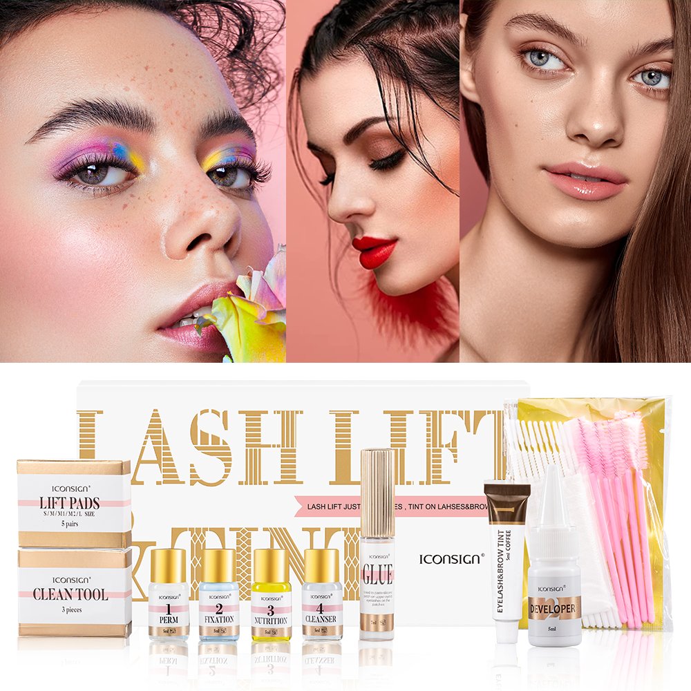 ICONSIGN Lash Lift & Brow Tint Kit – Salon-Quality Lashes & Brows at Home. - Image 6