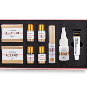 ICONSIGN Lash Lift & Brow Tint Kit – Salon-Quality Lashes & Brows at Home. — Black